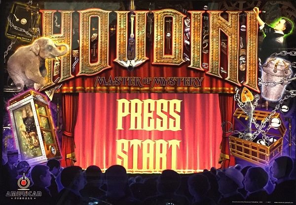 Houdini: Master of Mystery pinball machine