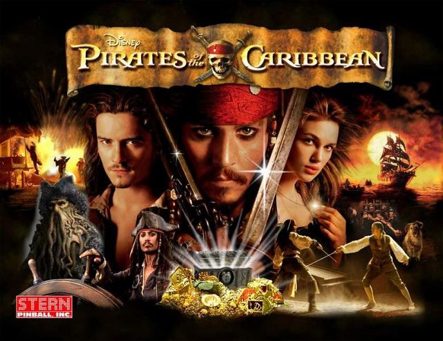 Pirates of the Caribbean pinball machine