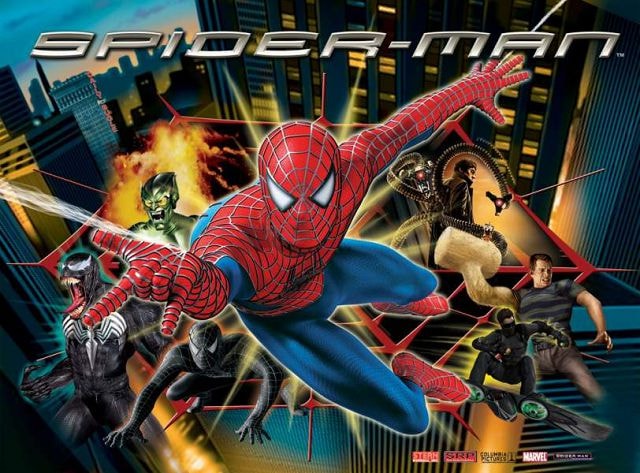 Spider-Man pinball machine