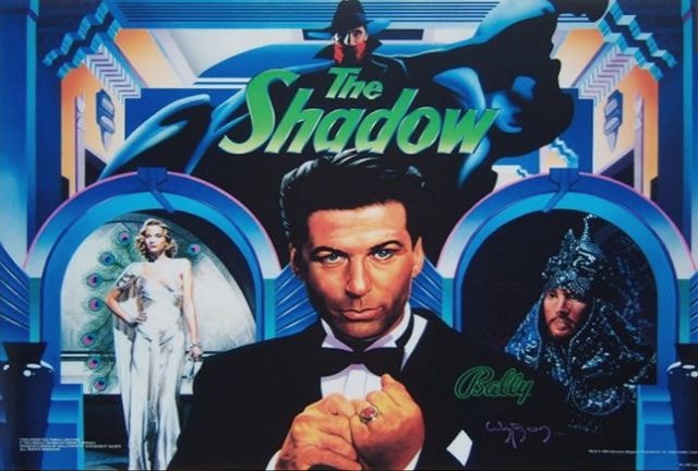 The Shadow pinball machine
