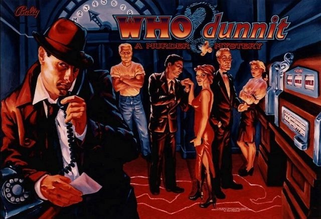 WHO Dunnit pinball machine